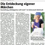 aus: Wochenzeitung für Rahlstedt, ... vom 08.09.2018